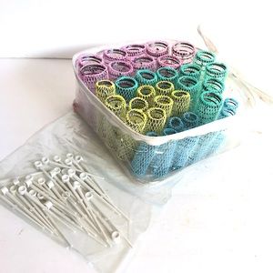 Vintage Hair Curlers Rollers with Sticks Retro